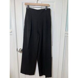 Salvatore Ferragamo Women’s High Waisted Fleece Wool Silk Pleated Dress Pants 10